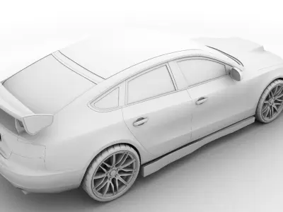 Audi Modified Car 3D model