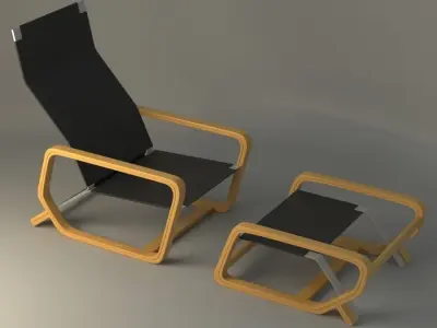 Toro Lounge Chair 3D model