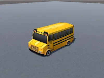 Toon Vehicles Pack Low-poly 3D model