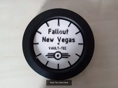 Industrial design and vault-tec clock face 3D Model Collection