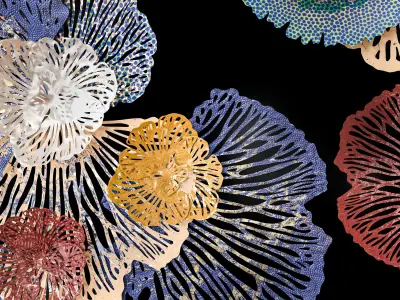 wall decor 32  Low-poly 3D model