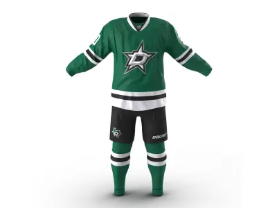 Hockey Clothes Dallas Stars 3D model