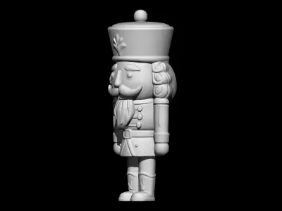 Festive Christmas Nutcracker Soldier 3D print model