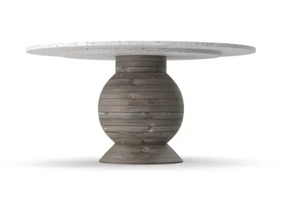 Dining Table Low-poly 3D model