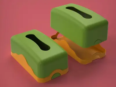 Tissue Box 3D print model