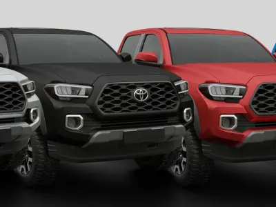 Toyota Tacoma Car -  Vehicle Truck 3D model