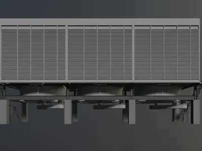 Industrial building 2023-0005 3D model