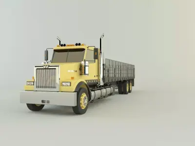 Western star 2018 4900SF truck 3D model