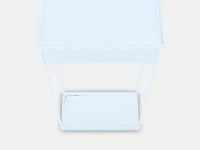 PLATSA Open clothes hanging unit 1 3D model