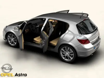 Opel Astra 3D model