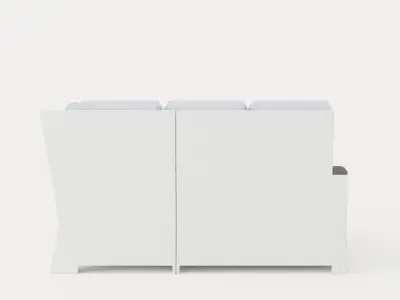 James Luxury Lounge Group Reversible Low-poly 3D model