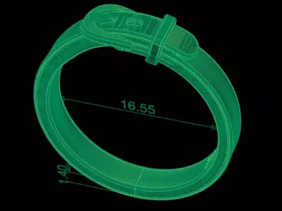 belt sport ring  3D print model