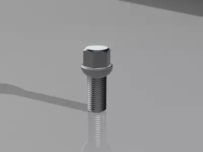 Wheel Bolt 3D model