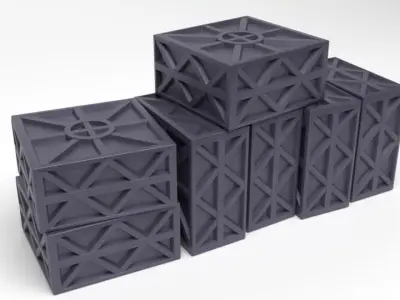 Star Wars Imperial Crate 1-6 scale Hottoys Free 3D print model