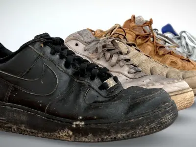 Nike Shoes Bundle Low-poly 3D model