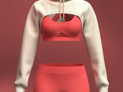 Ladies Outfit 3D model