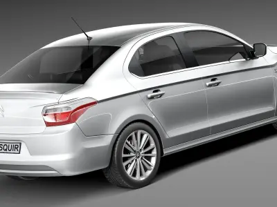 Citroen C-Elysee 2013 3D model