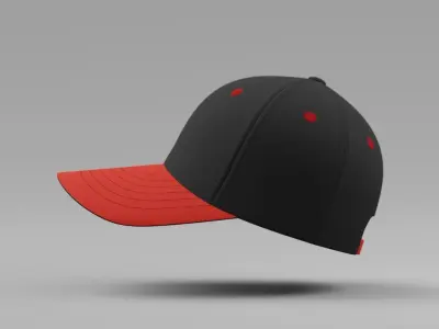 Cap - 04 Low-poly 3D model