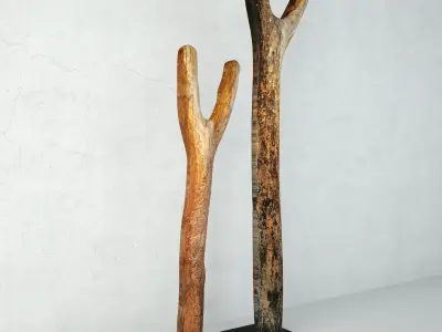 Wooden Decoration 3 3D model