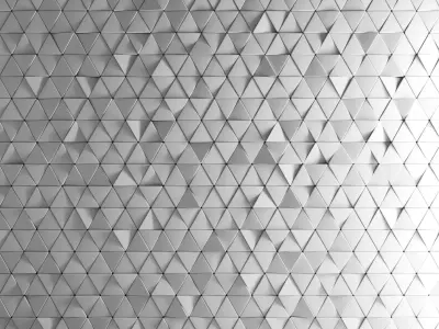 Deko Wall Triangel Tiles 3D model