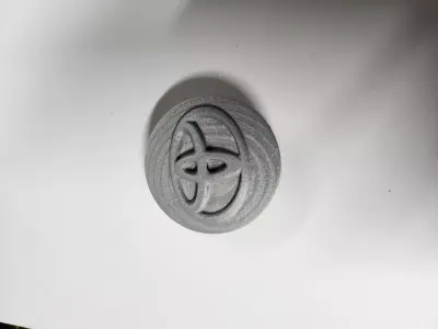 toyota corolla professional magrim centre cap 3D print model