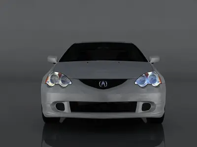 Acura RSX Type-S Low-poly 3D model