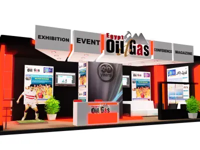 Booth Exhibition Stand a631c 3D model