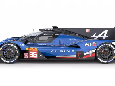 Alpine A424 LMDh 2025 WEC 3D model
