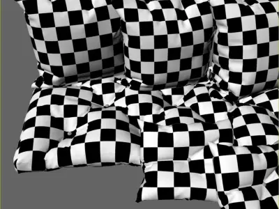 Decorative Pillows Set 1 3D model