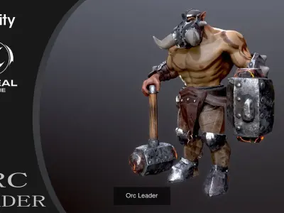 PACK clan warriors 3D Model Collection