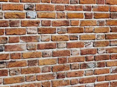 Bricks wall 3D model
