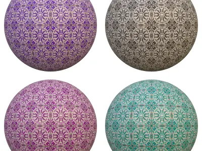 tile patterned 117-seamless-4k-pbr  Texture