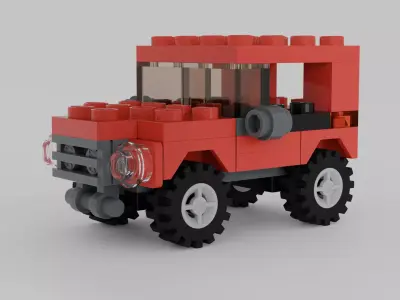 LEGO CREATOR Jeep 7803 3D model