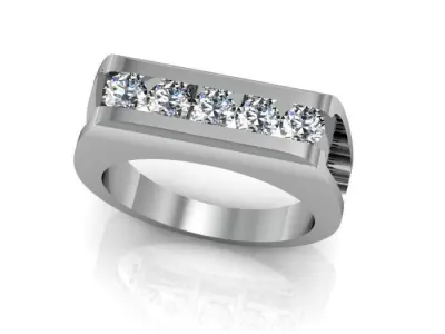 man ring 3D print model