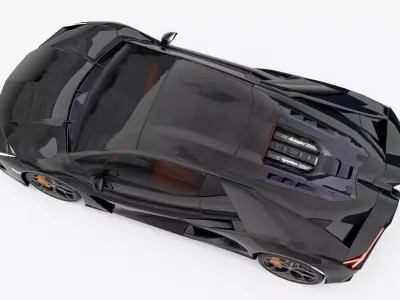 Lamborghini Revuelto Low-poly 3D model