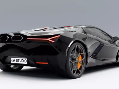Lamborghini Revuelto Low-poly 3D model