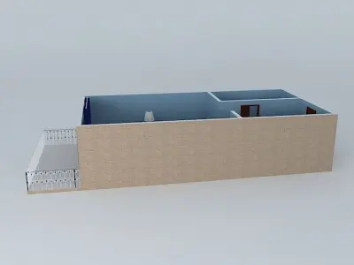 Luxury Hotel Room Free 3D model
