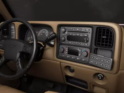 Chevy Silverado 2500HD Overland Offroad Truck - Complete Model 3D model