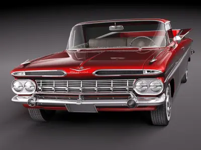 Chevrolet El Camino 1959 3D model