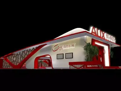 Exhibition - Area -28X16-3DMAX2009-028 3D model