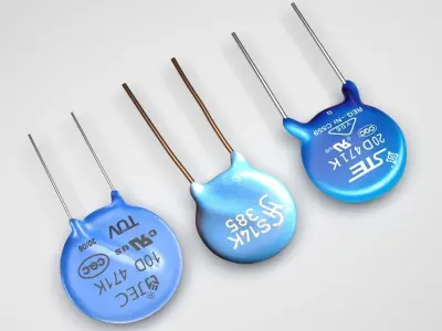Varistors Set 3D model