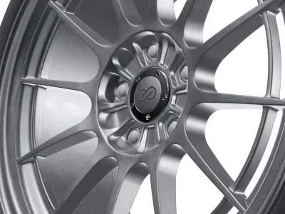 Enkei NT03-M with Pirelli P-Zero Wheels 3D model