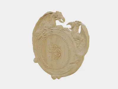 Wooden Clock Decor For Wood Carving 3D print model purchase