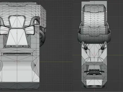Sci-Fi super computer Free low-poly 3D model