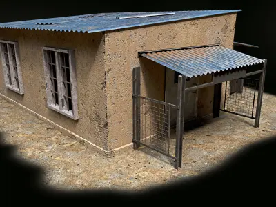 10 Game Ready House Pack Low-poly 3D model