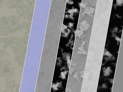 Patina Materials 19-20 - PBR - Seamless - 4k - SBSAR Texture