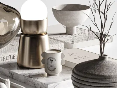 Decorative set13 3D model