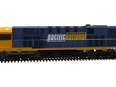 Freight Train  3D model