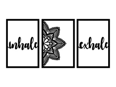 Mandala Wall Art 3D print model