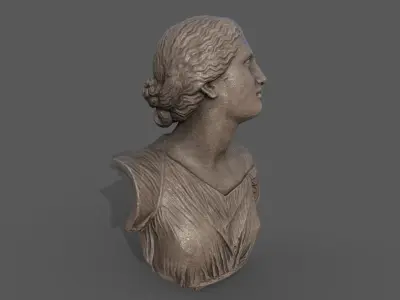 The Bust of The Daughters of Niobe  Low-poly 3D model